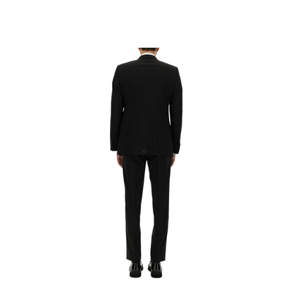 Two-piece suit in black wool - Image 3