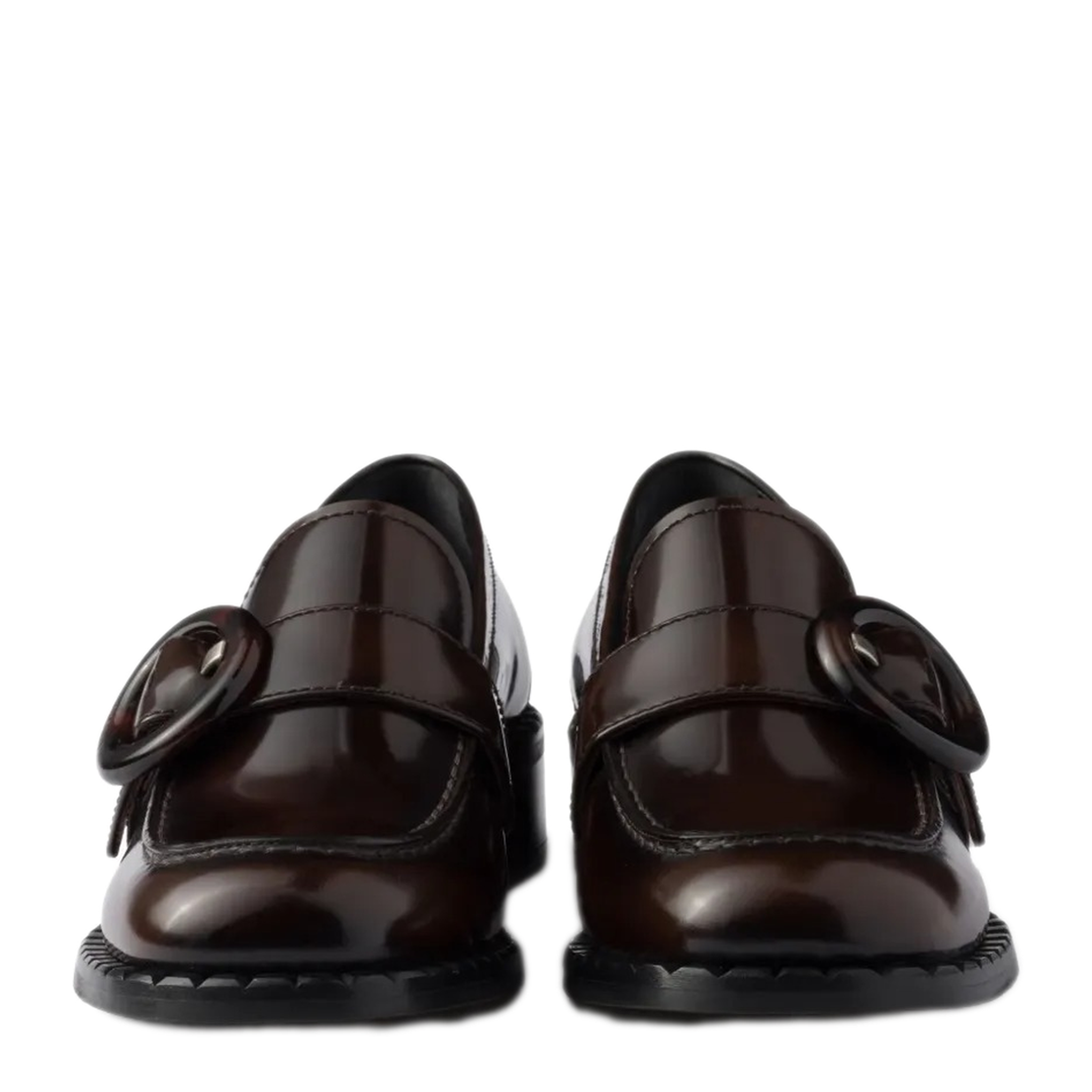 Brushed Fumé Leather Loafers - Image 5