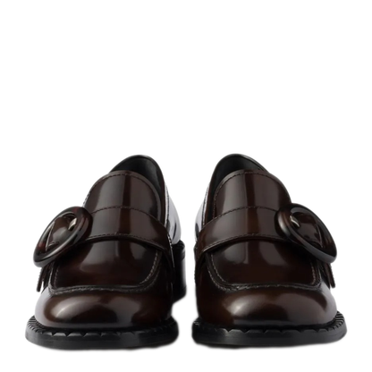 Brushed Fumé Leather Loafers - Image 5