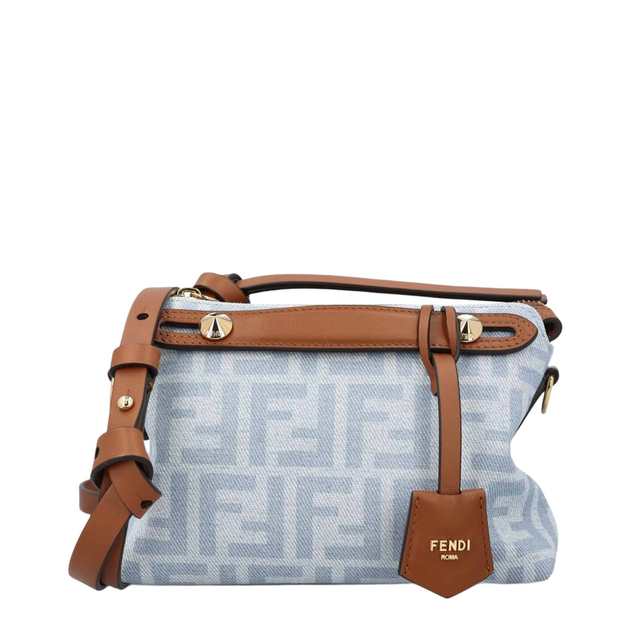 By The Way Soft Mini Denim Bag - Light Blue - Image 1