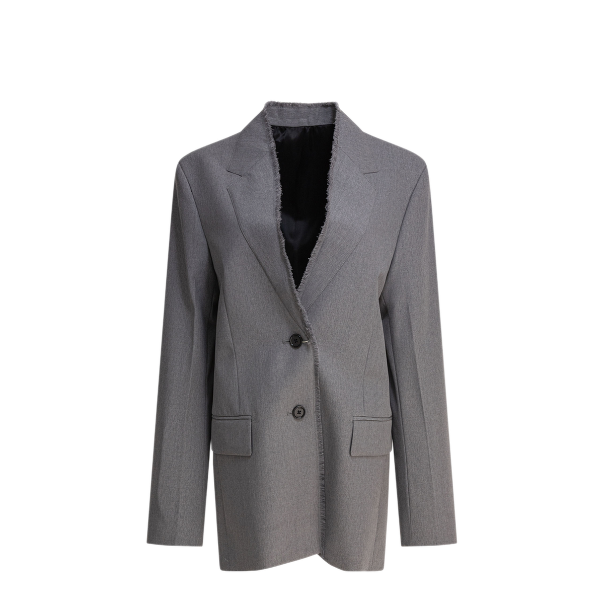 Raw Lapel Blazer - Image 1