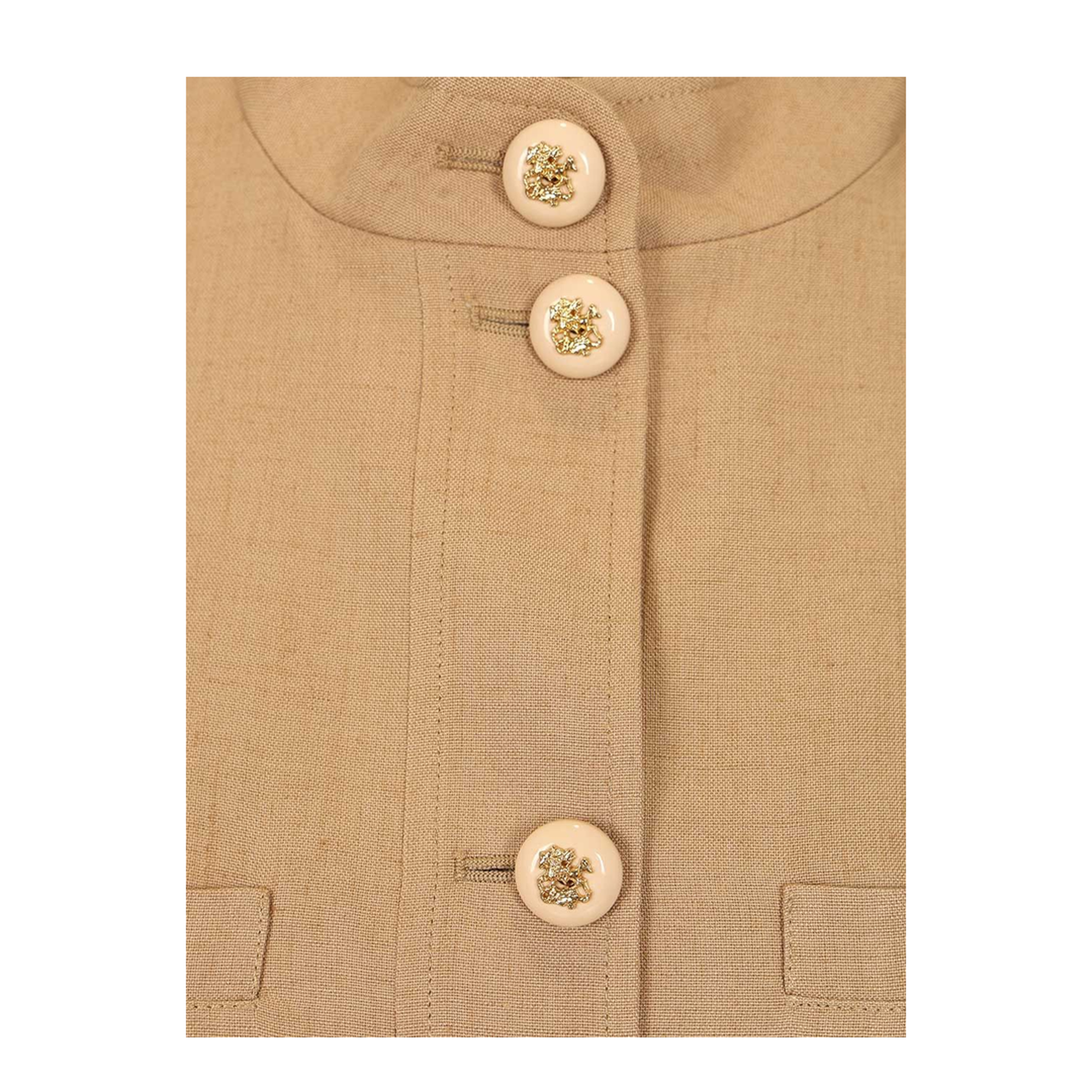 Caban Embroidered Logo Jacket - Image 4