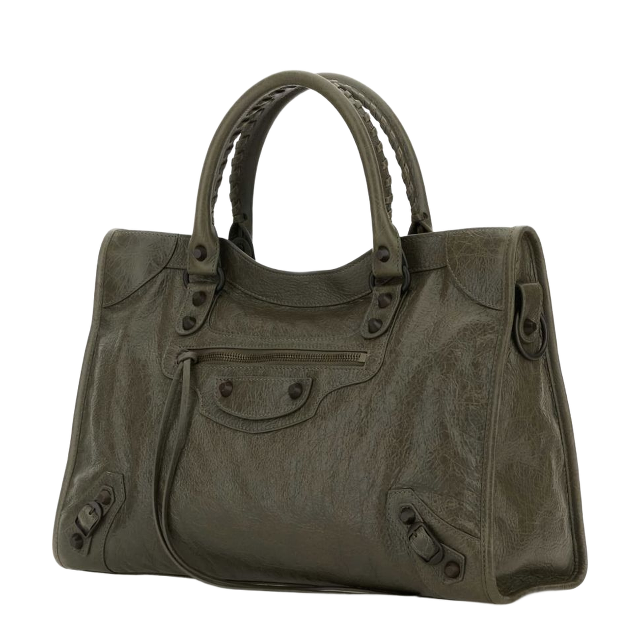 Le City Medium Bag in Army Green - Image 2