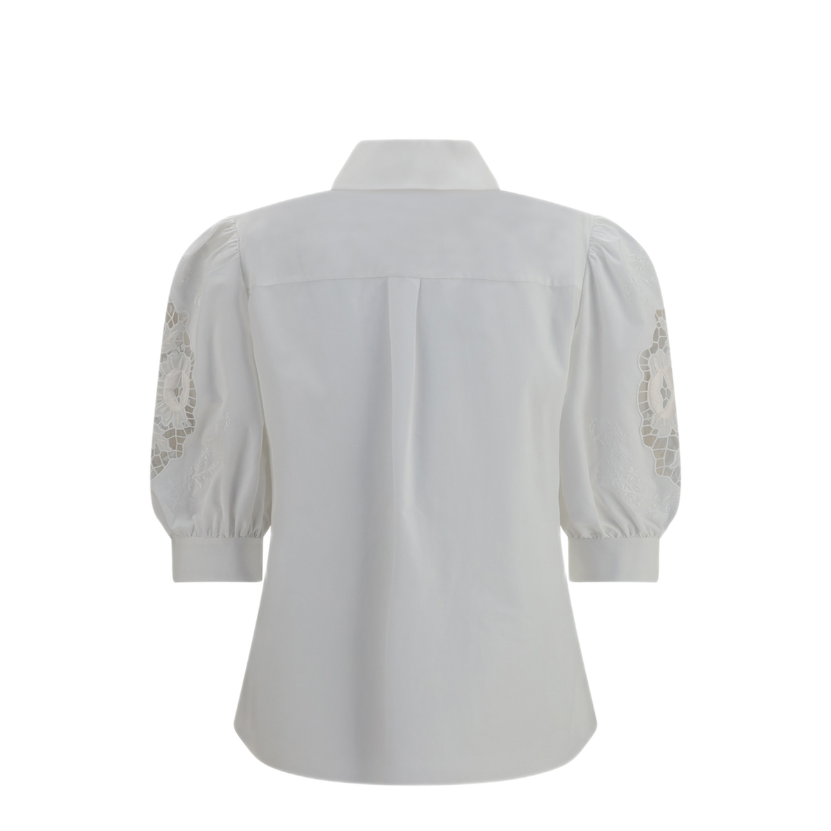 Shirt With Sangallo Lace Sleeves - Image 2
