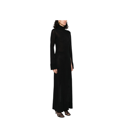 Black Roll Neck Dress - Image 5