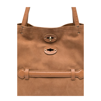 Dotta Small Zashmere & Cactus Top-Handle Bag - Brown Dorsoduro - Image 4