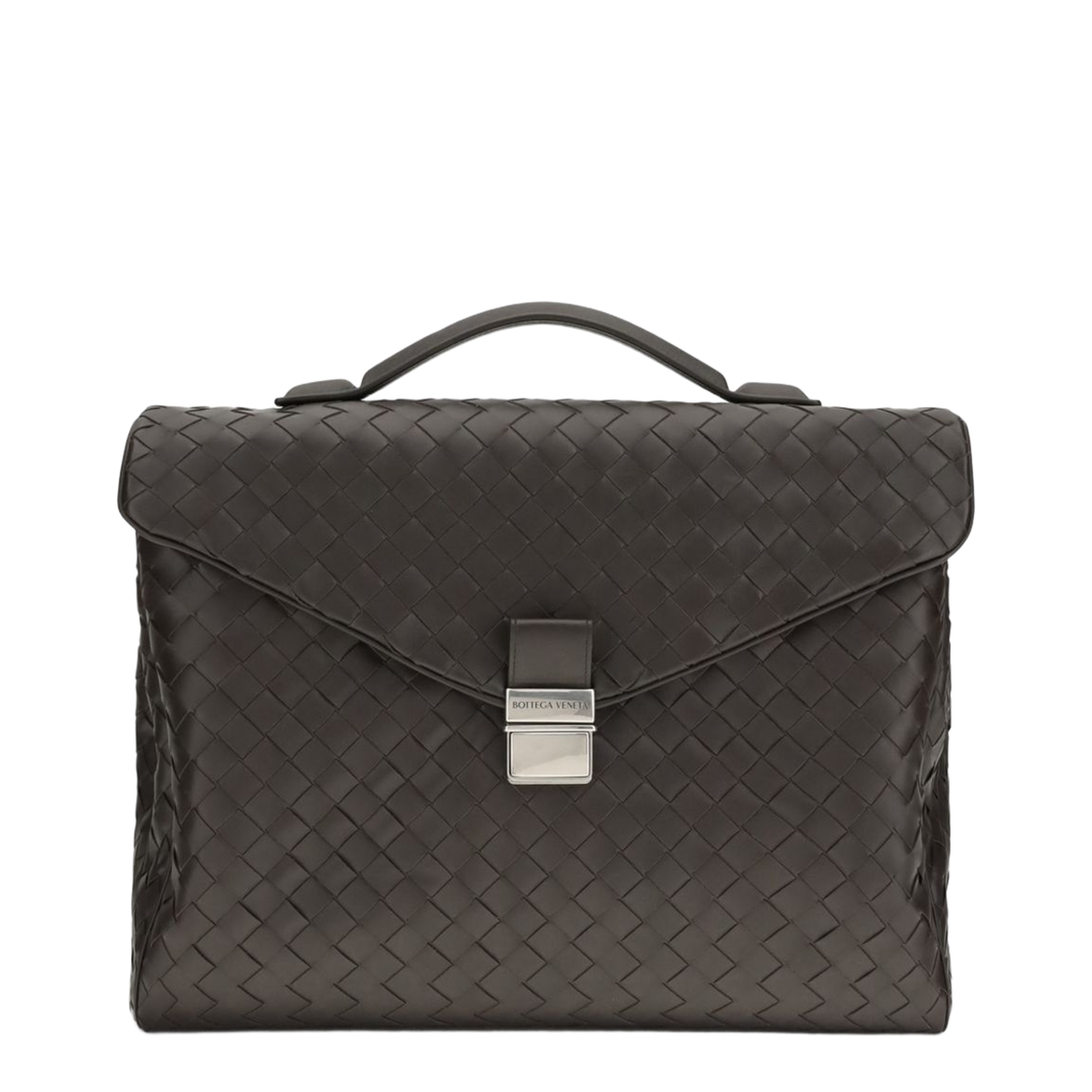 Archivist Briefcase Intrecciato Calfskin - Fondant - Image 2
