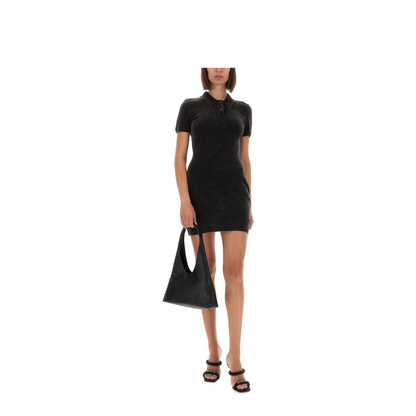 Mini Dress with Polo Collar - Image 2