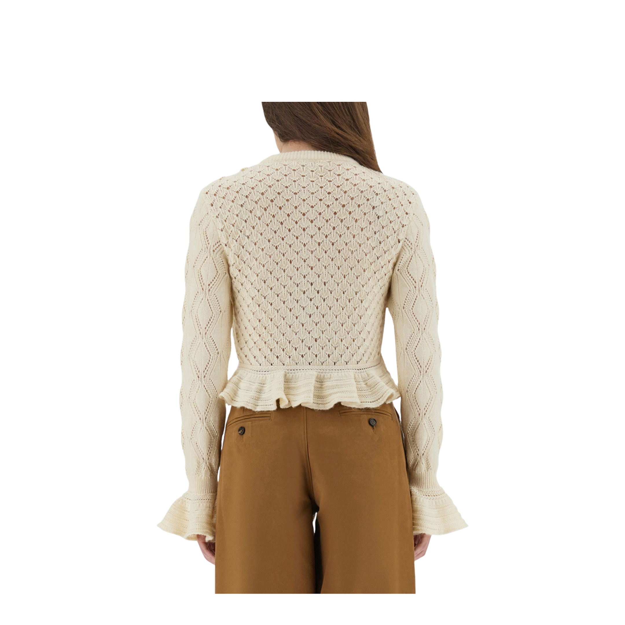 Crochet Knit Cardigan - Image 3