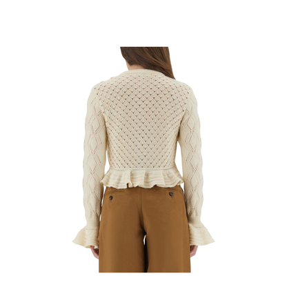 Crochet Knit Cardigan - Image 3