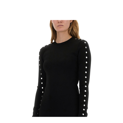 MIDI DRESS WITH SLIT - Image 4