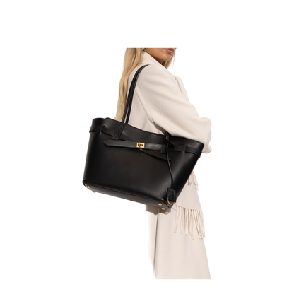 Bel Air Medium Calfskin Tote - Black - Image 2