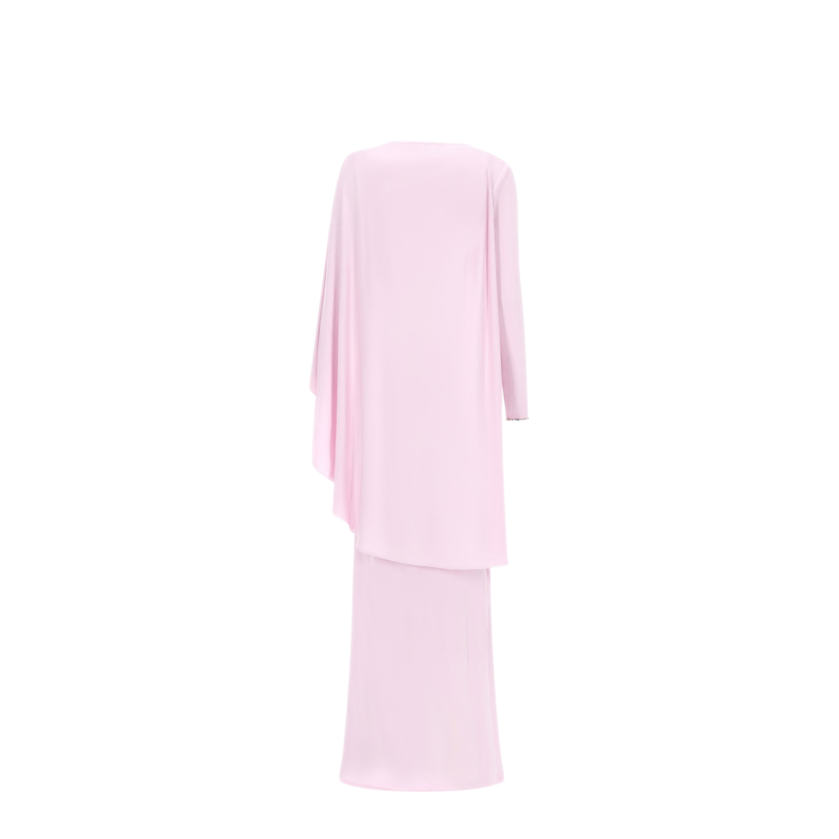 Long Draped Jersey Dress - Image 2