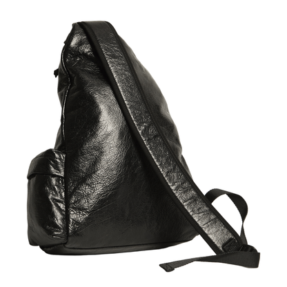 Explorer Lambskin Asymmetric Backpack - Black - Image 2