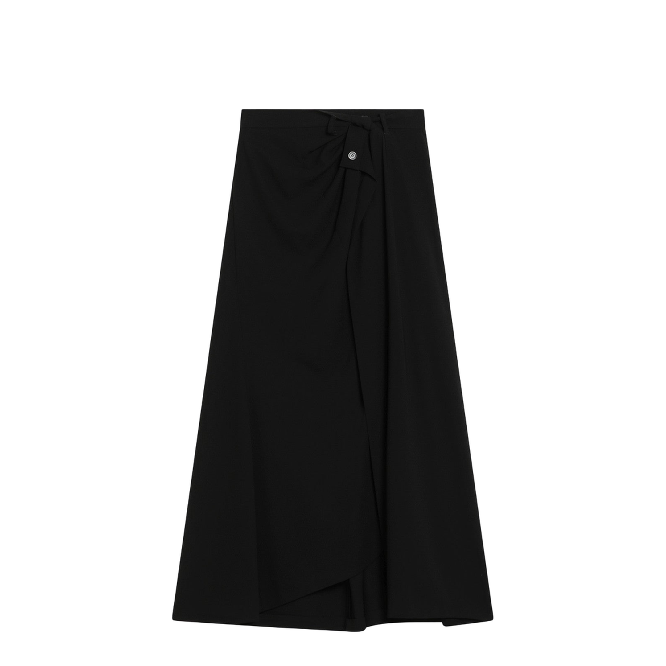 Draped Tailored Skirt - Image 1