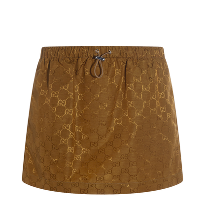 Miniskirt with GG Texture - Image 2