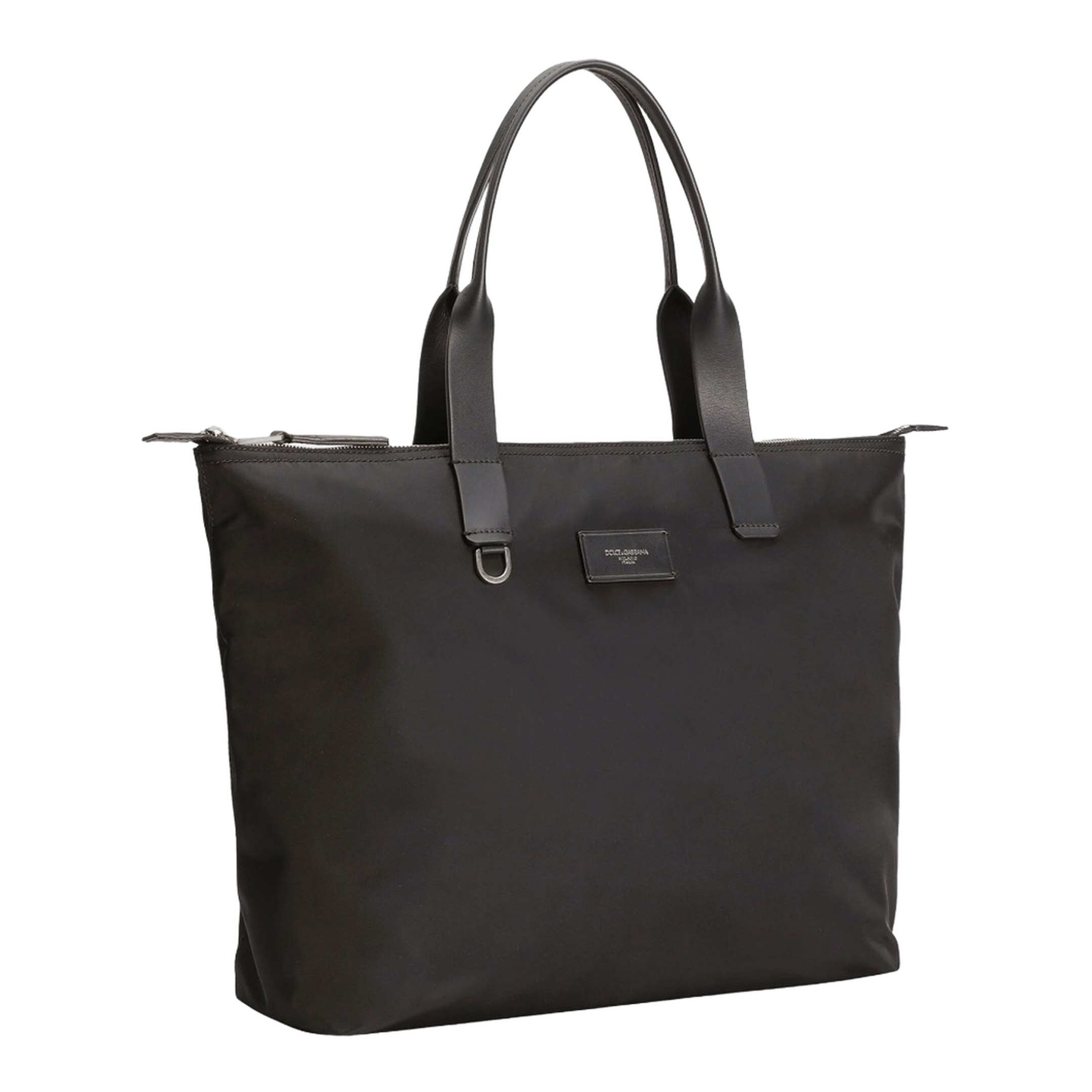 Adamo Large Polyamide Tote - Black - Image 2