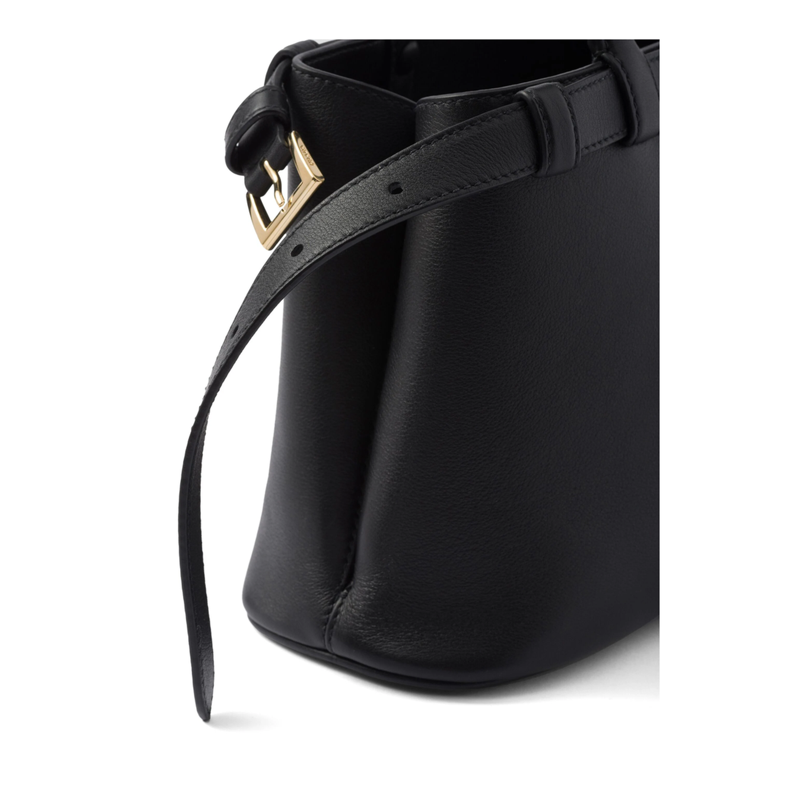 Buckle Small Leather Bag - Image 5