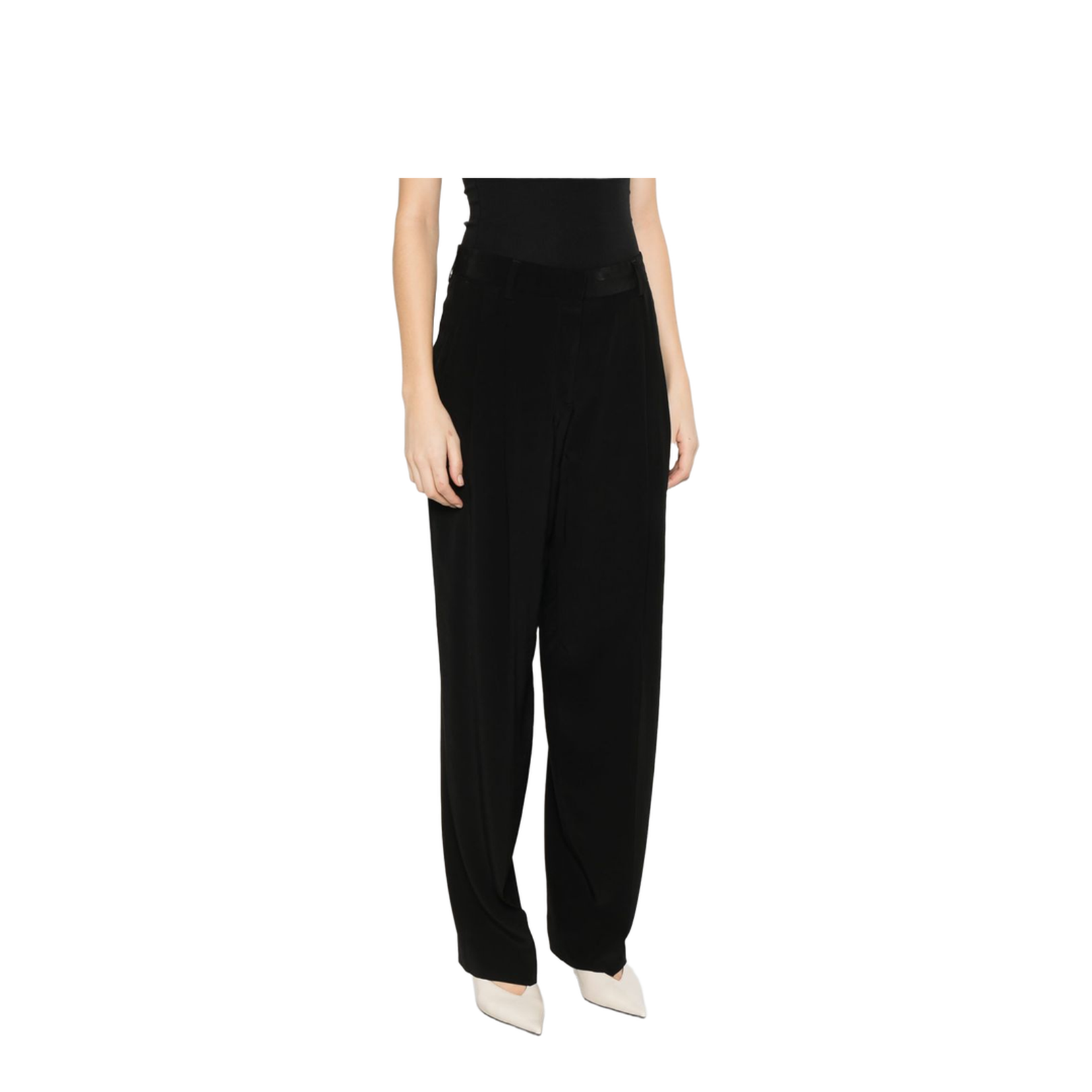 Double-Pleat Straight Trousers - Image 5