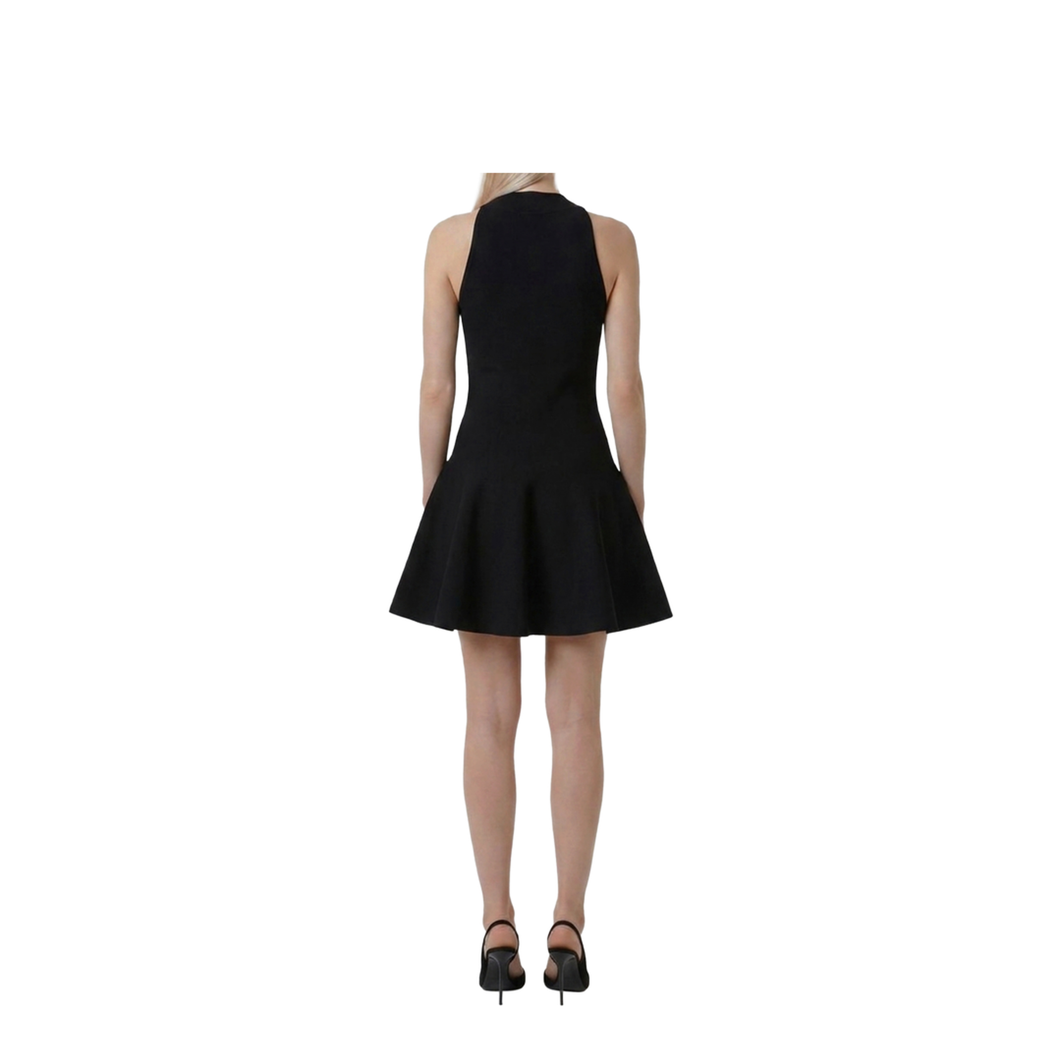 Cross-front knit mini dress - Image 2