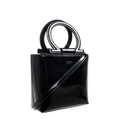 Patent Leather Handbag - Image 4