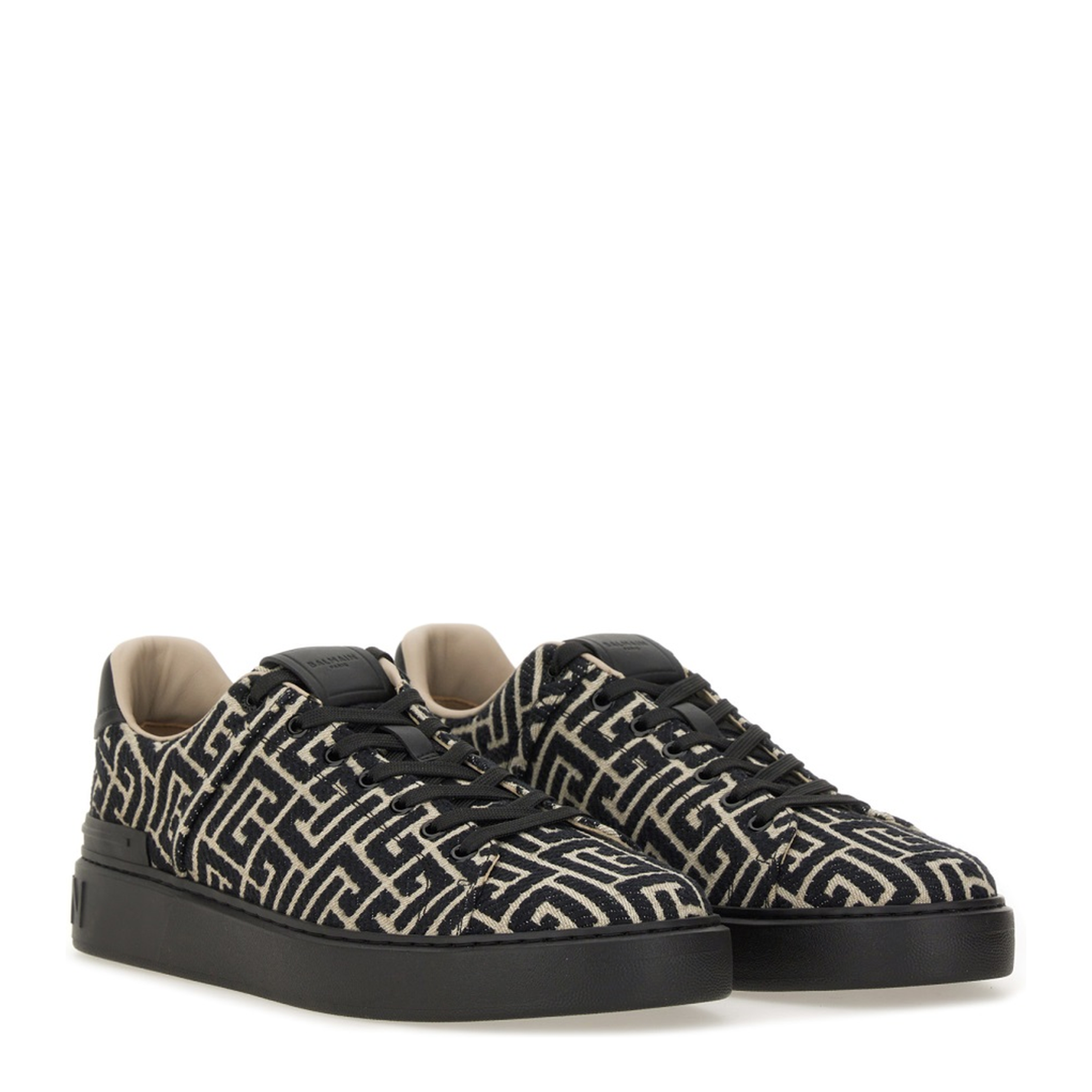 Jacquard B-Court Sneakers - Image 2