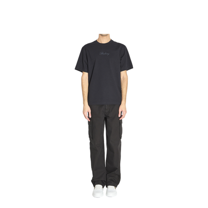 Black Cotton T-Shirt - Image 5