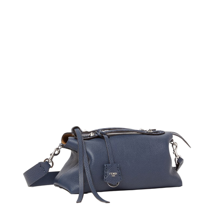 Messenger Bag Leather Deep Blue - Image 3