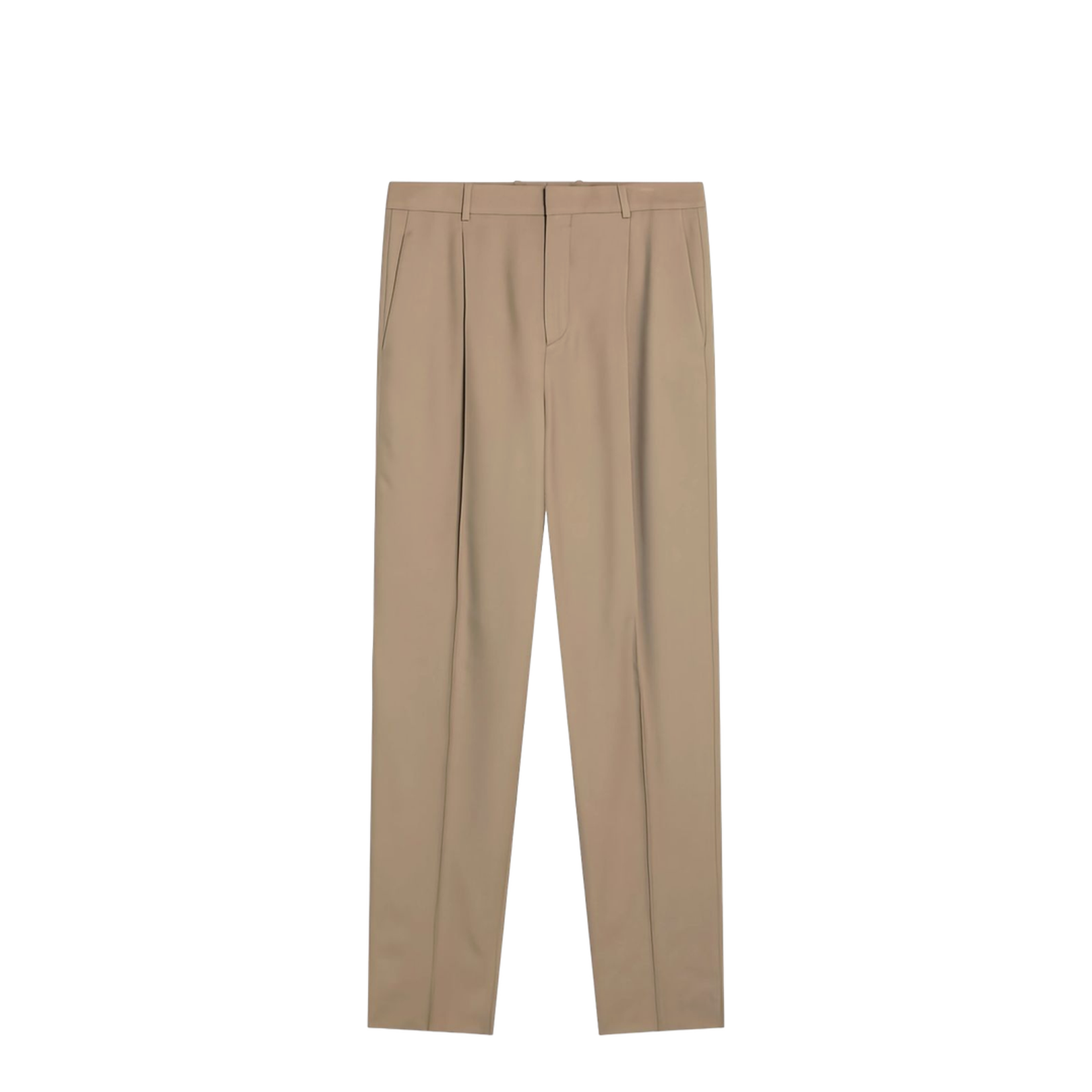 High-Waisted Pants in Wool Gabardine - Image 1