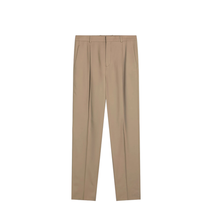 High-Waisted Pants in Wool Gabardine - Image 1