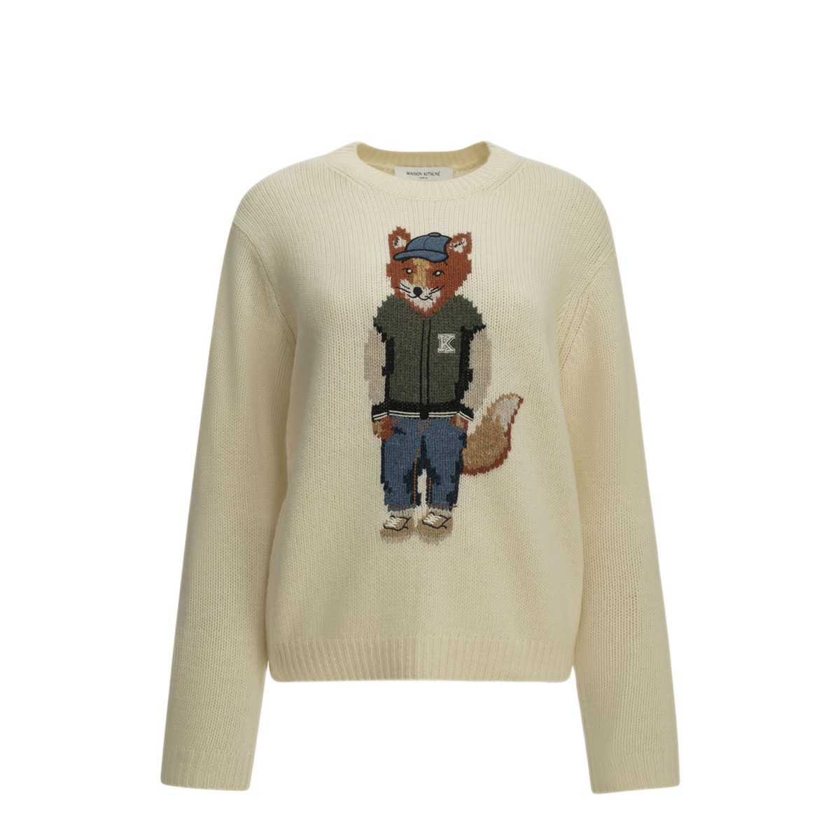 Dressed Fox Crew Neck Sweater - Image 1