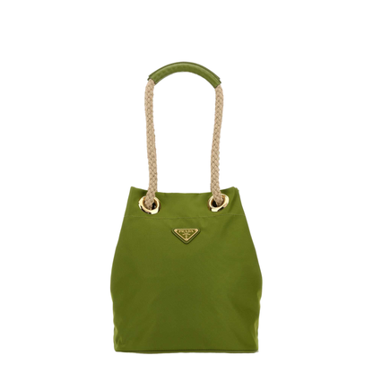 Mariner Small Re-Nylon Bucket Bag - Ivy Green - Image 1