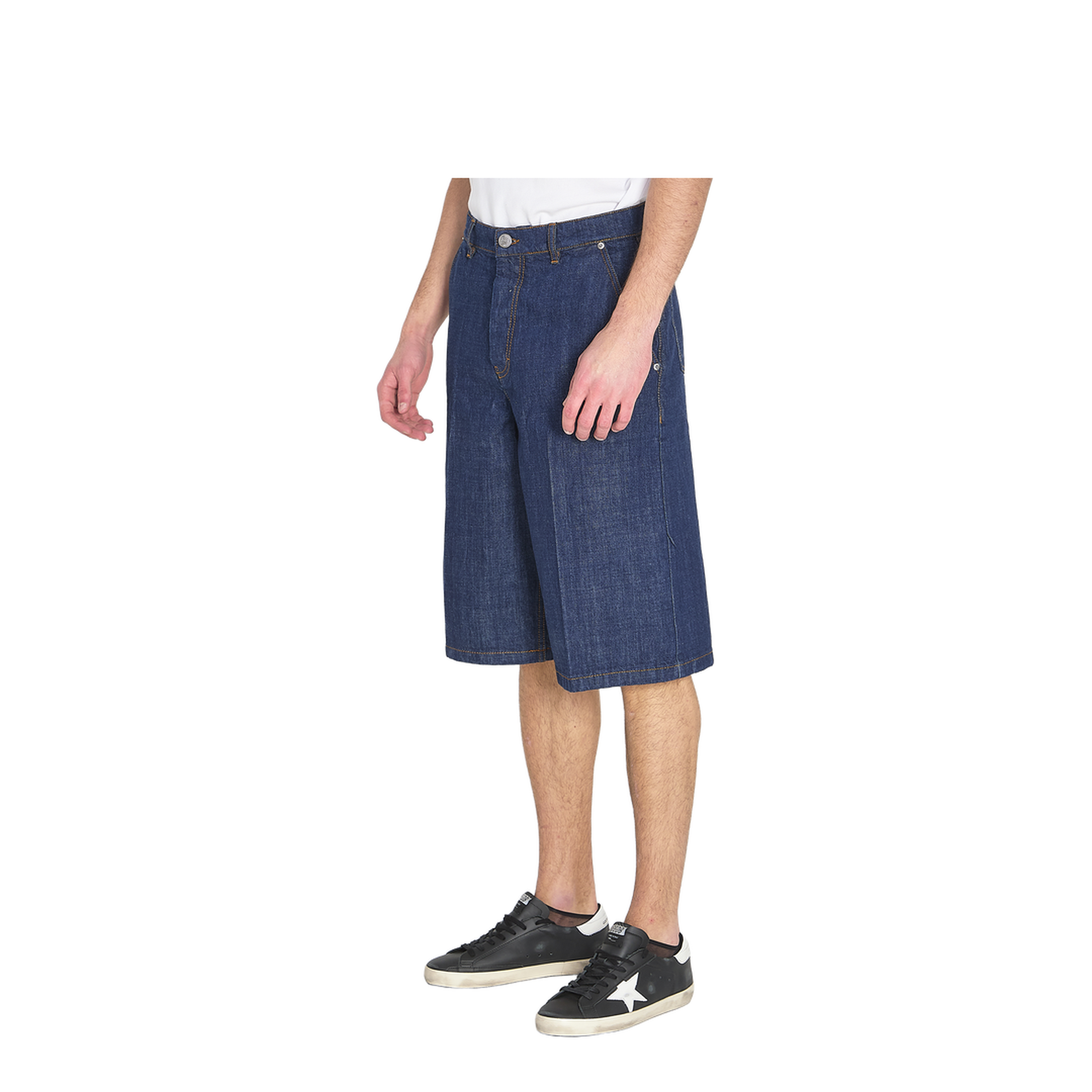 Denim Bermuda Shorts - Image 2