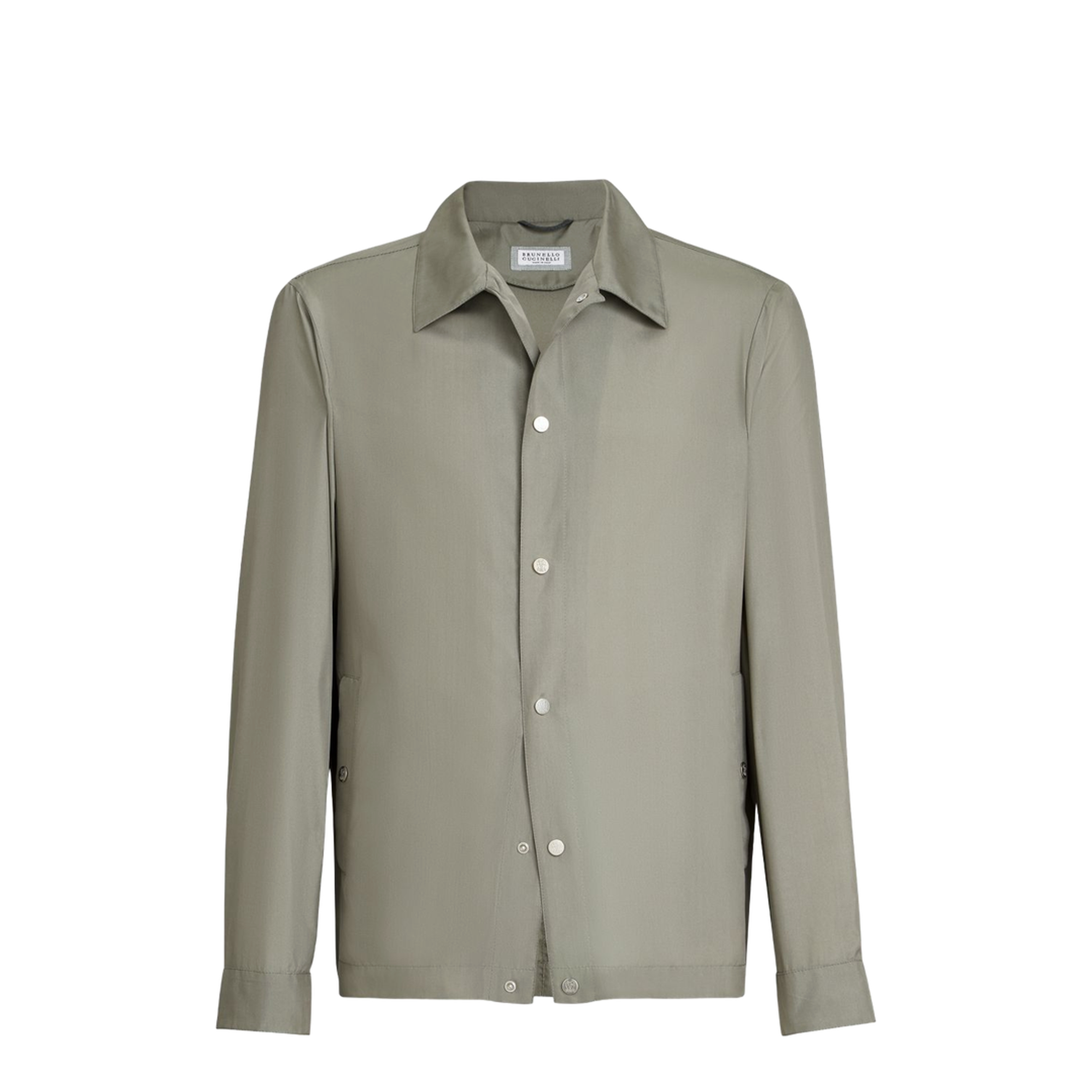 Men's Silk Blend Jackets - Grey - Image 1