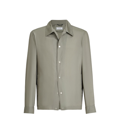 Men's Silk Blend Jackets - Grey - Image 1