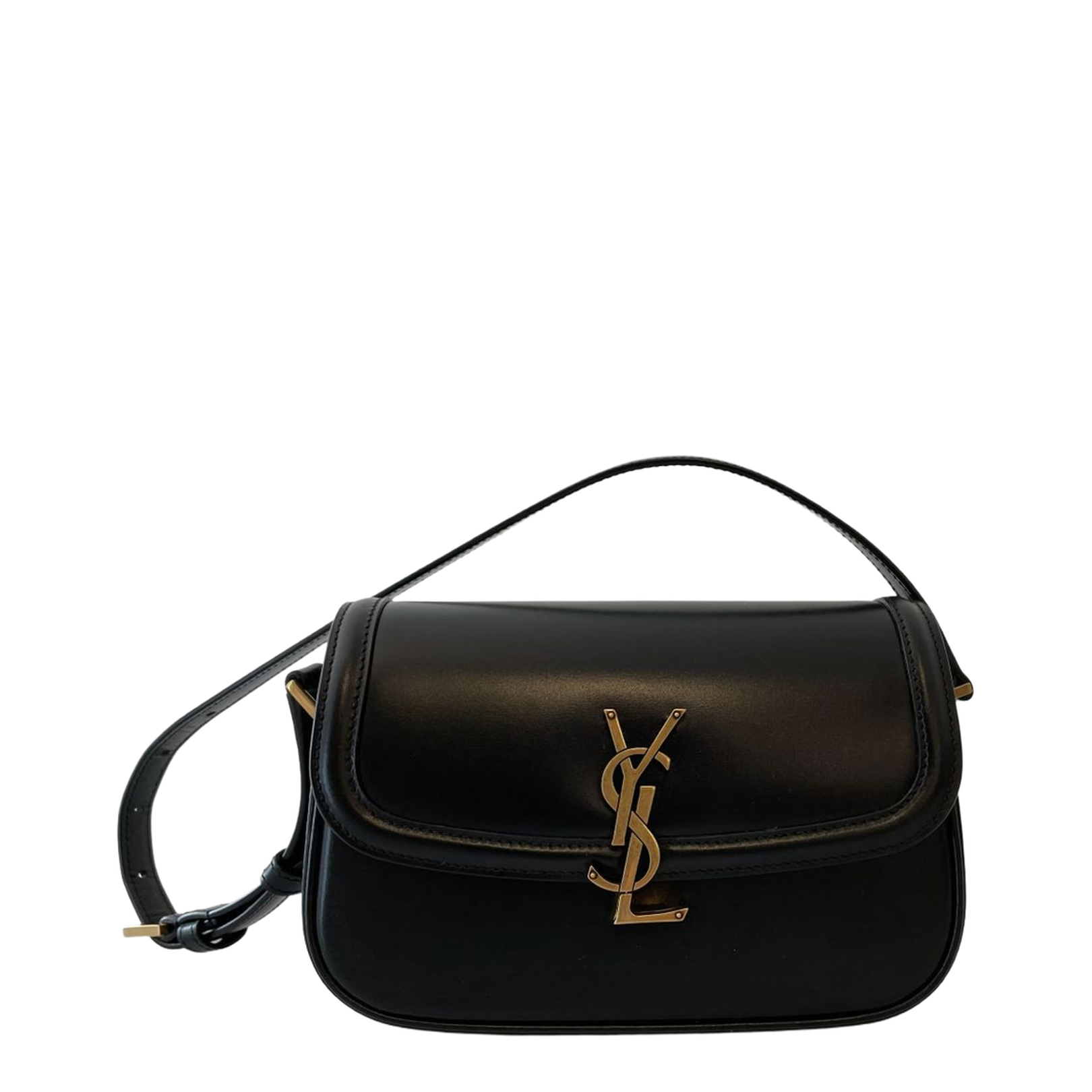 Solferino Mini Leather Shoulder Bags - Black - Image 1