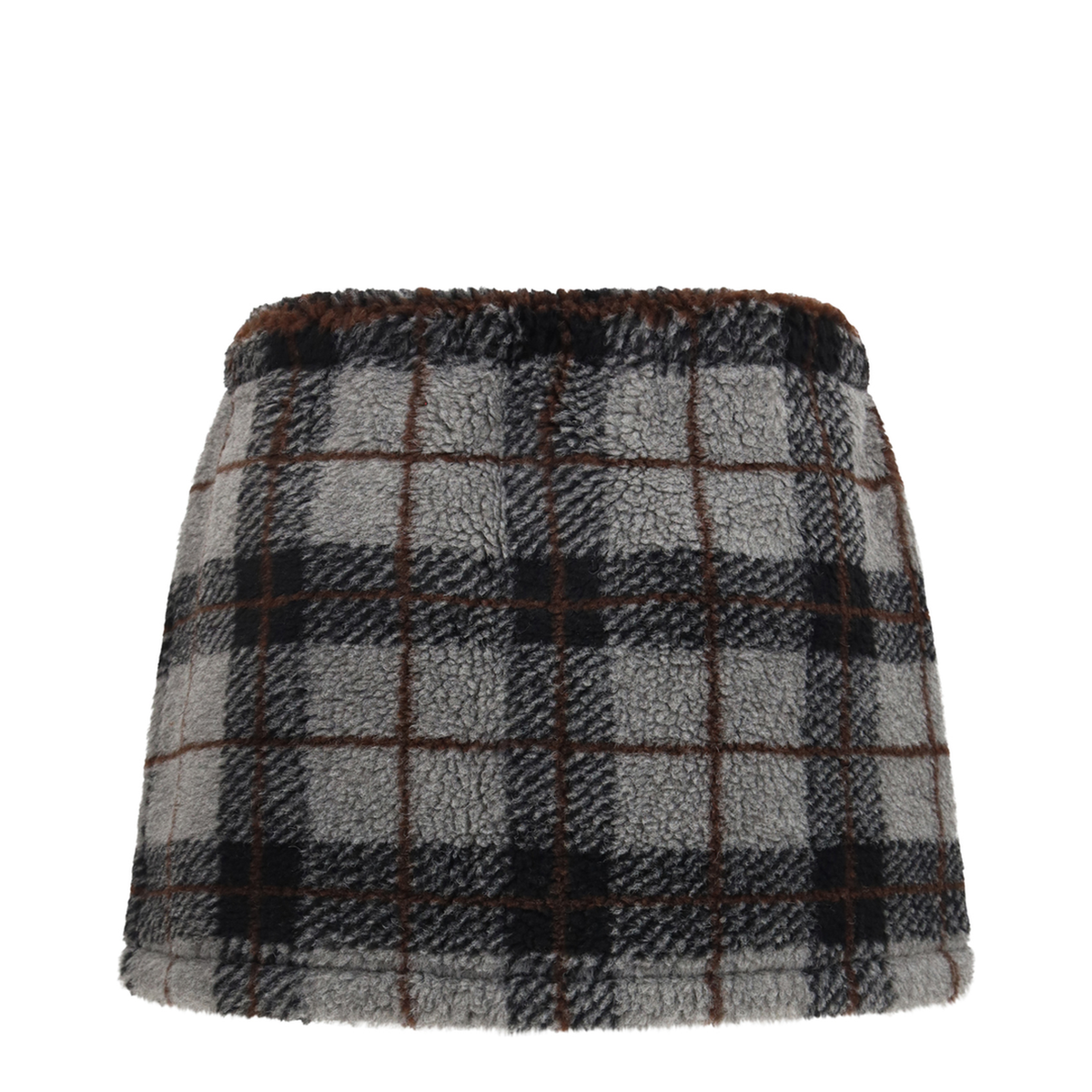 Check Mini Skirt - Image 2
