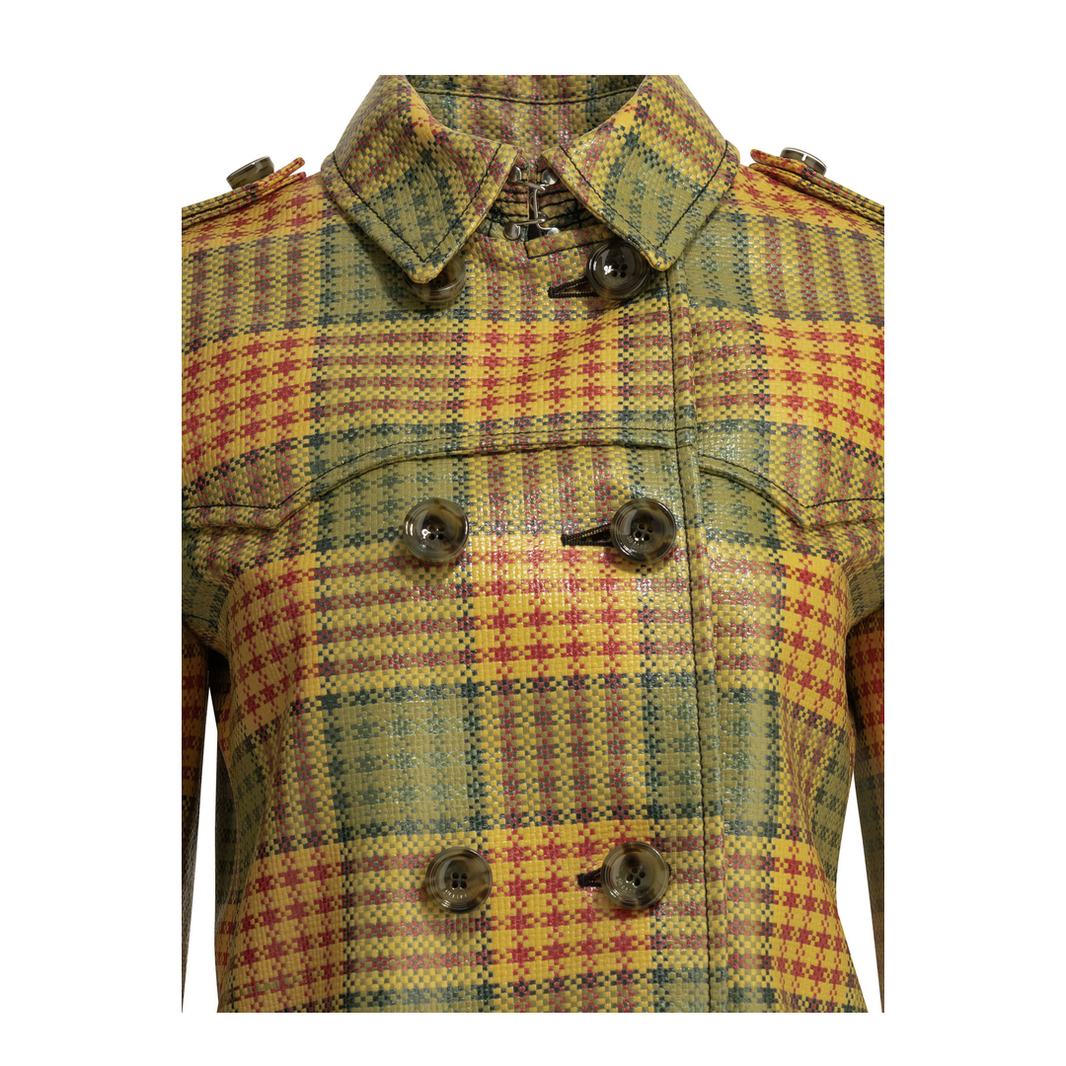 Summerside Check Trench Coat - Image 3