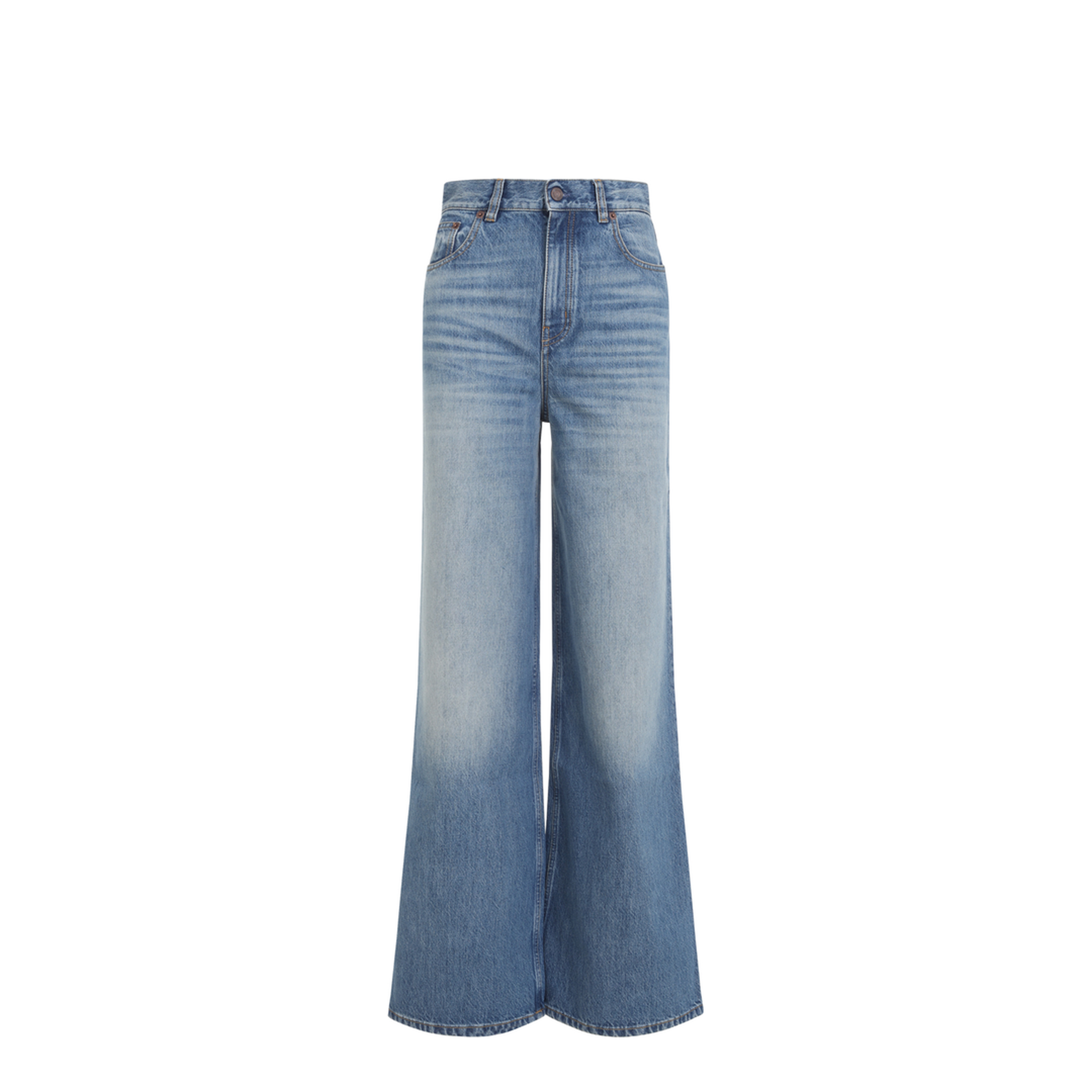 High-Rise Wide-Leg Jeans - Image 2