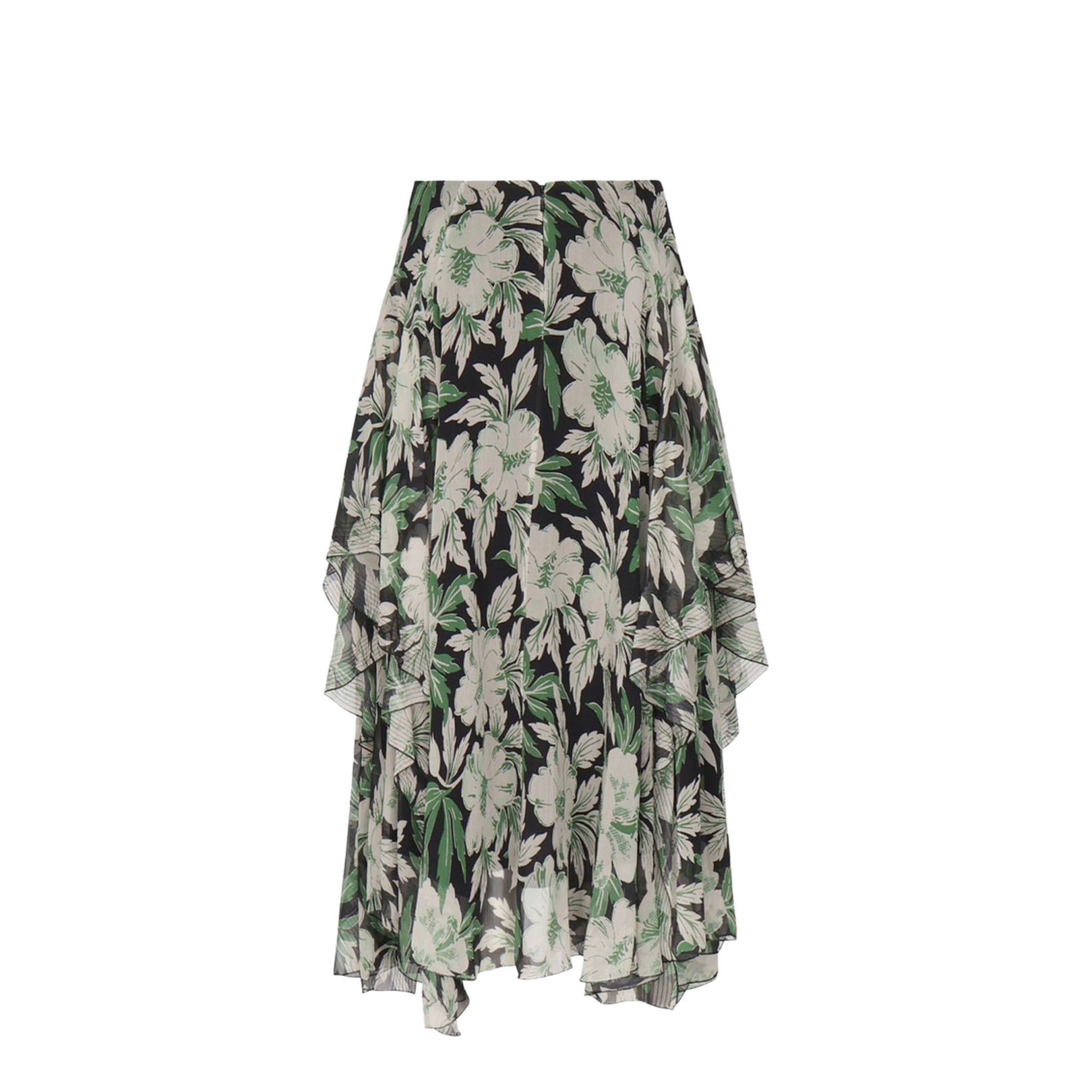 Skirt in Silk Multicolor - Image 2