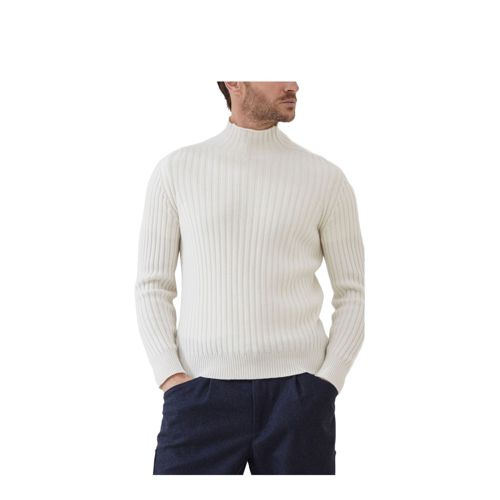 Ribbed Turtleneck Sweater - Image 2