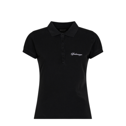 Fitted Polo with Logo Embroidery - Image 1