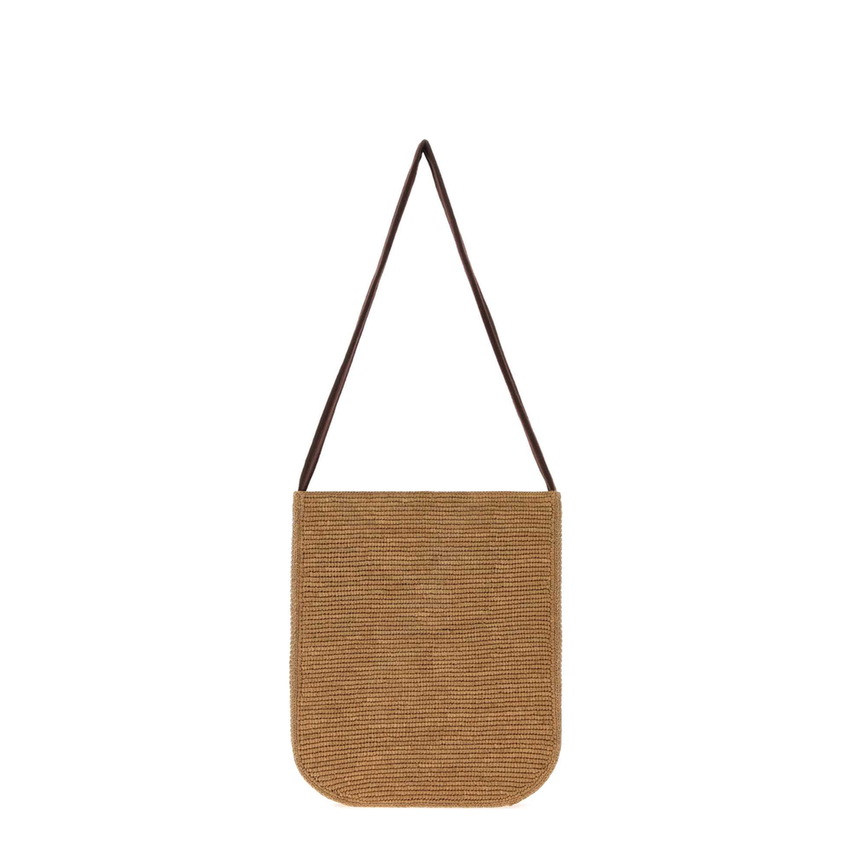 Lori Raffia Shoulder Bag - Beige - Image 1