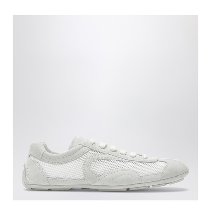 Montecarlo Re-Edition 2005 Sneakers in White Leather and Mesh - Image 1