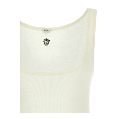 'La Medusa' Embroidery Top White - Image 3
