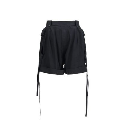 Cotton Shorts with Belt - Image 2