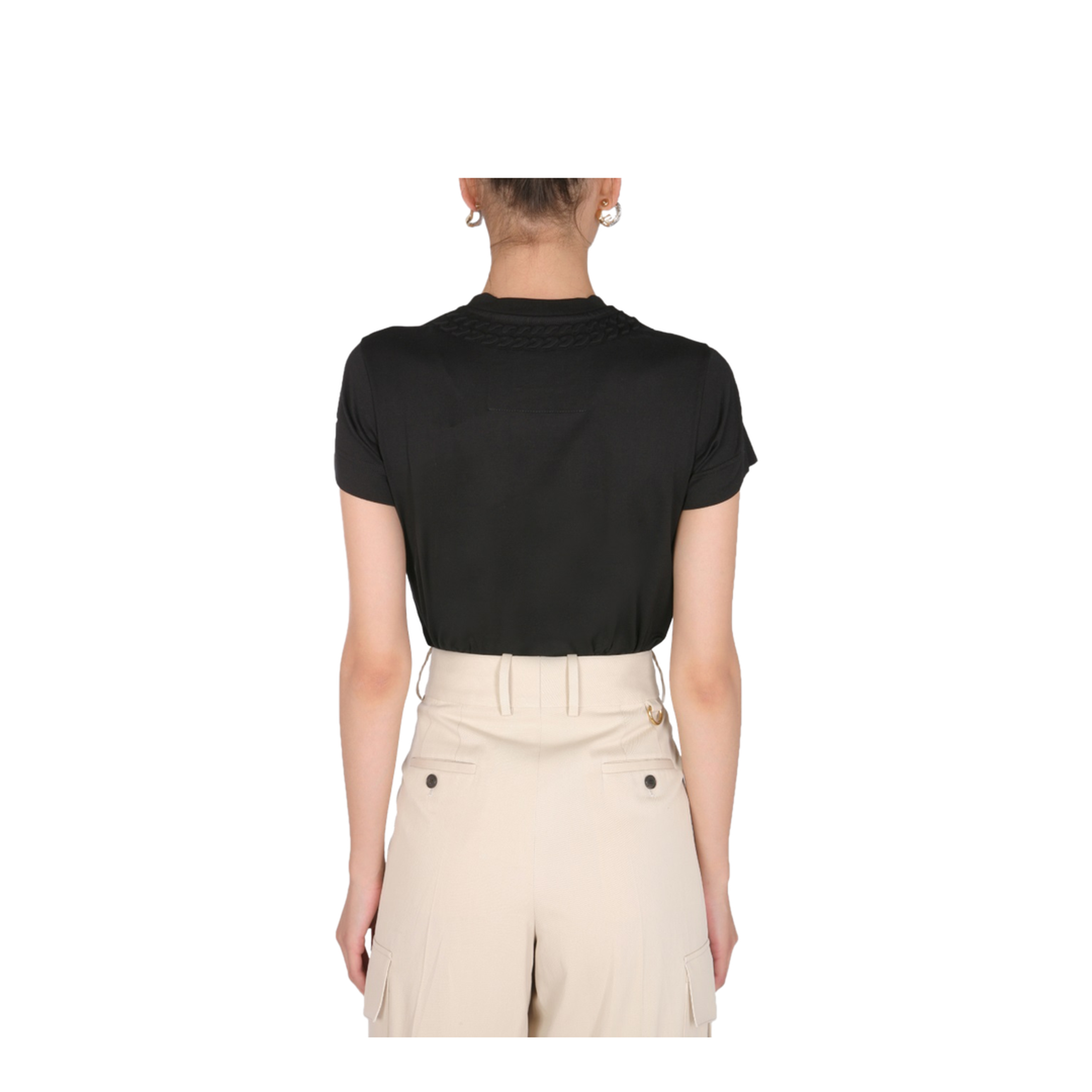 T-Shirt with Chain Motif - Image 4