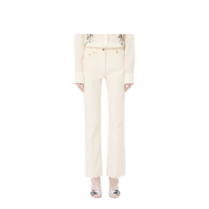 Flared Denim Jeans - Image 4