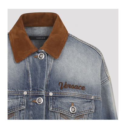 Denim Stone Wash Blouson - Image 5