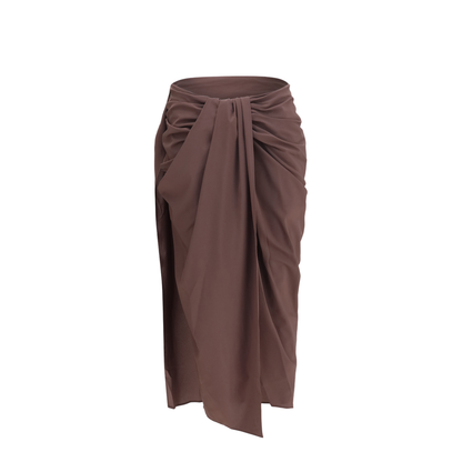 Pareo Skirt in Stretch Muslin - Image 1